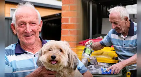 Jubilado de 82 años dedica 45 horas semanales a reciclar botellas para ayudar a animales abandonados: ya recaudó más de US$70.000