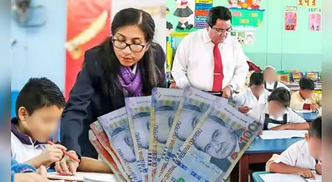 Docentes y auxiliares recibirán bono extraordinario de S/487 a fines de agosto: ¿cómo saber si accedes a este beneficio?