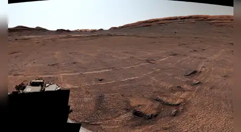 El rover Curiosity de Marte descubre un campo gigante con patrones geométicos