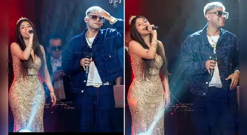 Usuarios notan desilusión de Makano al escuchar cantar a tiktoker Zully en su cumpleaños: "Casi se muere"