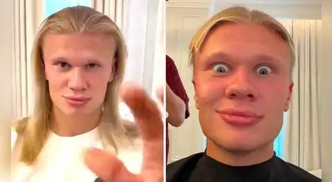 Erling Haaland impacta con radical cambio de look: "Me veo como Kevin de 'Mi pobre angelito'"