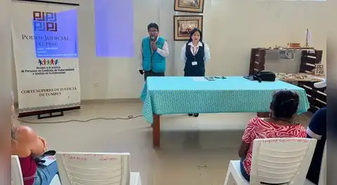 Corte de Tumbes fortalece el acceso a la justicia para personas con discapacidad
