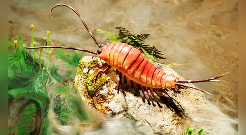 Un antiguo fósil de 324 millones de años revela que los primeros insectos que salieron del mar a tierra firme tenían 24 patas
