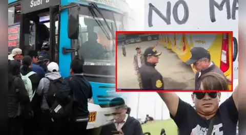 Ministro Astudillo evita dar la cara a la prensa tras rechazo de transportistas al plan Escudo de la PNP