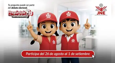 JNE invita a ciudadanía a enviar sus preguntas para los debates electorales de las ERM 2026