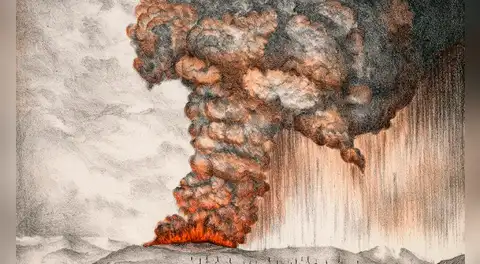 La erupción que cambió cómo vemos la Tierra hace 143 años: se escuchó a más de 4.000 km y tuvo la fuerza de 13.000 bombas de Hiroshima
