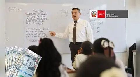 Bono de S/487 para docentes y auxiliares se pagará por única vez: consulta quiénes lo cobran, requisitos oficiales y fecha de pago