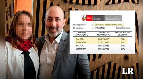 El operador Fernando Cerimedo arribó a Lima durante la juramentación de Keiko Fujimori