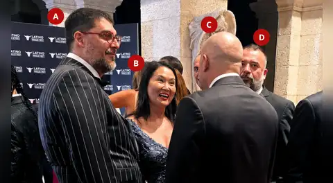 Keiko Fujimori estuvo en Florida en gala con Damián Valenzuela y Fernando Cerimedo