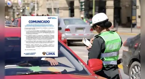 Municipalidad de Lima habilitará descuento del 90% en papeletas de tránsito este 5 de septiembre: ¿cómo acceder?
