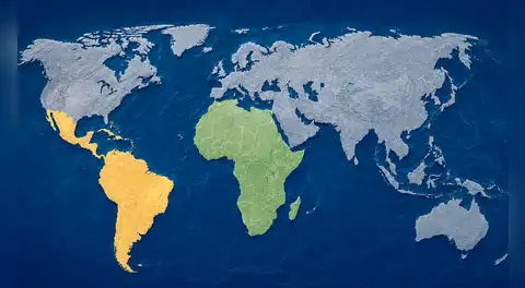 El nuevo mapamundi tras histórica votación de la ONU: EE.UU., Rusia y China ya no se verían tan grandes frente a África y América Latina