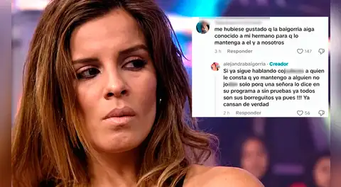 Alejandra Baigorria pierde los papeles tras comentarios que afirman que mantiene a Said Palao: "Ya déjenme en paz"