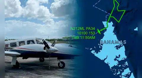 Familia volaba de Bahamas a Miami cuando su avioneta desapareció: hallan sin vida a sus 4 integrantes e investigan el caso