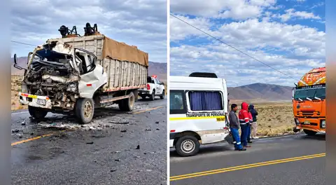 Tragedia en la vía Arequipa-Puno: triple choque deja un chofer fallecido, varios heridos y dos detenidos