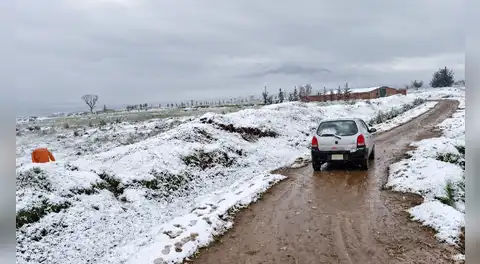 Precipitaciones, nieve y granizo afectarán esta zona del país hasta el 16 de septiembre, según Senamhi