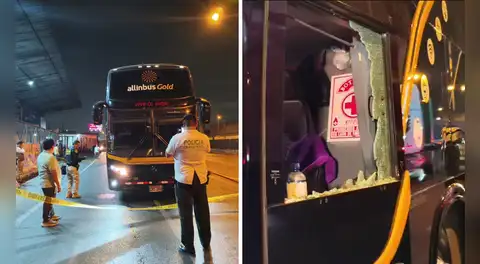 Atacan bus de la empresa Allinbus en SMP con pasajeros a bordo: chofer resultó herido y lucha por su vida