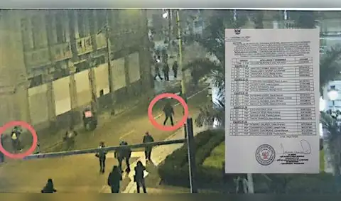 Divise envió a la marcha 5 grupos de policías vestidos de civil