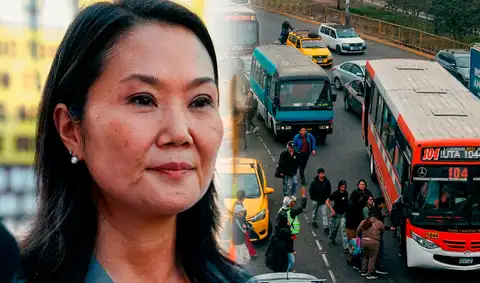Keiko Fujimori cede ante transportistas: anuncia derogación de ley de puntos y reducción al 10% de multas