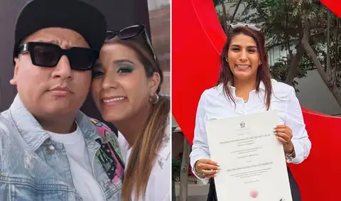 Esposa de Jorge Luna sorprende al titularse como licenciada en conocida universidad y recibe elogios