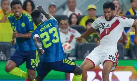 Perú no levanta cabeza: perdió 2-0 ante Colombia y terminó gira sin triunfos