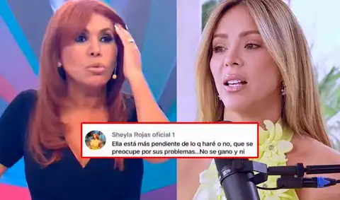 Magaly Medina queda en shock luego de que Sheyla Rojas destapara que tiene algunos "problemas"