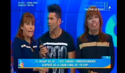 Magaly Medina reveló cuál fue su expresión cuando vio a su ‘doble’, 'Mascaly', en la TV [VIDEO]