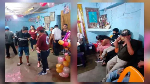 Autoridades intervienen en fiesta infantil