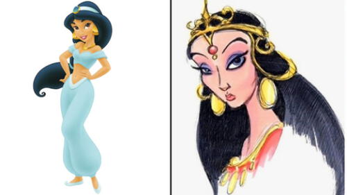 Filtran bocetos originales de memorables personajes de Disney [FOTOS]