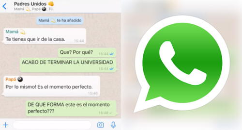 En WhatsApp: Termina sus estudios superiores y sus papás le escriben esto En WhatsApp: Termina sus estudios superiores y sus papás le escriben esto