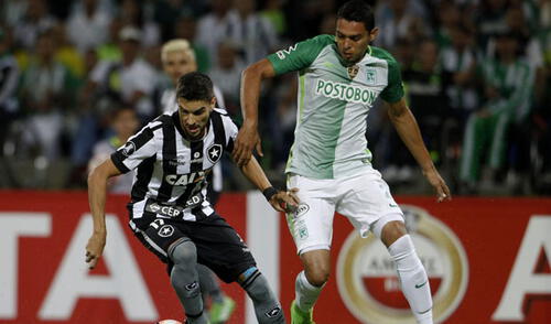 Goles y resumen: Atlético Nacional perdió 2-0 ante Botafogo por la Copa Libertadores 2017 [VIDEO]