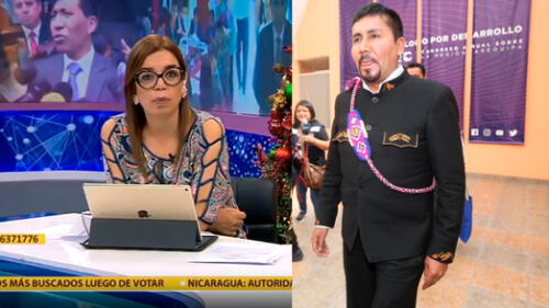 Milagros Leiva responde al virtual gobernador de Arequipa por amenazas [VIDEOS]