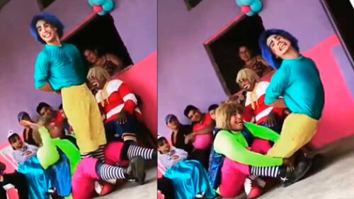 Vía Facebook: payasos protagonizan un trágico final y miles se carcajean [VIDEO]