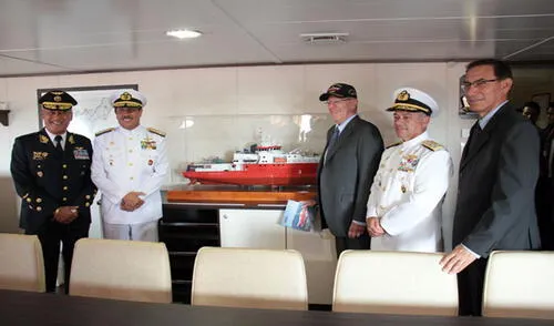 Buque oceanográfico "Carrasco” se incorporó a la Marina de Guerra del Perú 