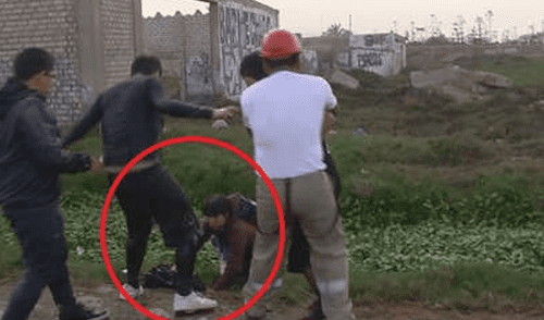 Jóvenes asistentes a fiesta de Halloween agredieron a periodista. Foto: Captura TV Perú