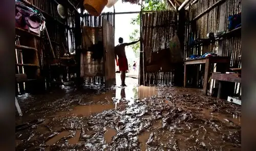Lluvias afectan a poblados de la sierra y selva del país y generan desborde de ríos