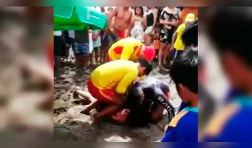 Facebook: sujeto ebrio se propuso cruzar otro continente nadando desde Tacna [VIDEO]