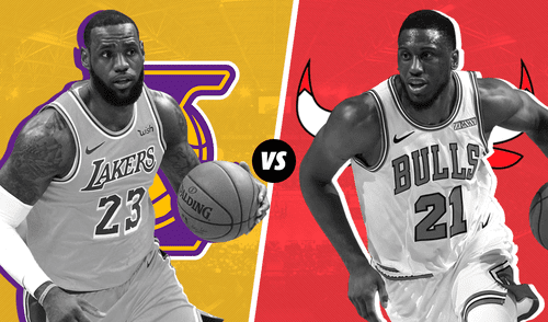Lakers vs. Bulls por la NBA.