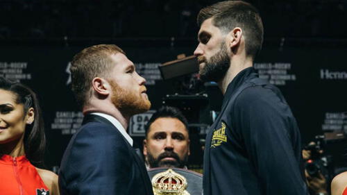 Canelo Álvarez vs Rocky Fielding: así fue el primer careo entre ambos boxeadores [VIDEO]