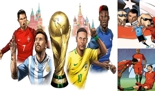 Marvel lanza cómic inspirado en el Mundial de Rusia 2018 [FOTOS]