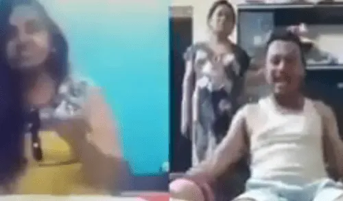 Facebook viral: pareja infiel hace trasmisión en vivo con sexy chica y esposa aparece