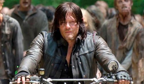 Instagram: Norman Reedus y el curioso selfie rodeado de los ‘zombis’ de “The Walking Dead”