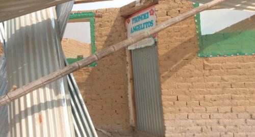 Lambayeque: fuertes vientos causaron daños en Pronoei