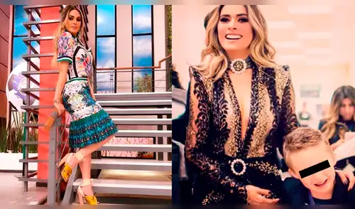 Galilea Montijo responde a críticos que aseguran le tiñe el pelo a su hijo