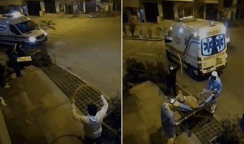 Emocionada familia recibe a pariente que estuvo hospitalizado por complicaciones asociadas a la COVID-19. Foto: Captura TikTok Emocionada familia recibe a pariente que estuvo hospitalizado por complicaciones asociadas a la COVID-19. Foto: Captura TikTok