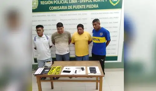 Puente Piedra: PNP incauta pistola e interviene a 4 personas a bordo de auto Puente Piedra: PNP incauta pistola e interviene a 4 personas a bordo de auto