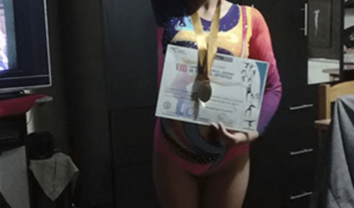 Huancayo: Gimnasta con miras al Campeonato Nacional de Gimnasia Artística 2018 