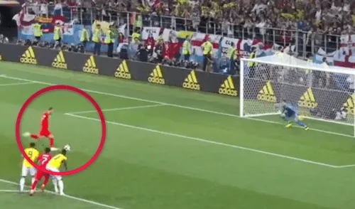 Colombia vs Inglaterra: gol de penal de Harry Kane para el 1-0 [VIDEO] 