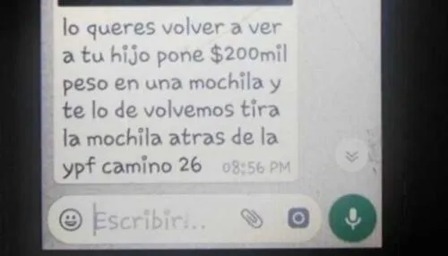 Joven finge secuestro y extorsiona a su madre con 5 mil dólares por rescate