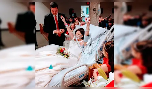 Facebook: novia con cáncer cumplió su sueño de casarse antes de morir [FOTOS]