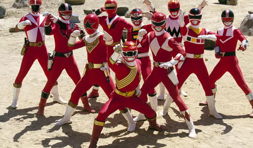 La maldición del Power Ranger rojo es un mito que recorre Internet.